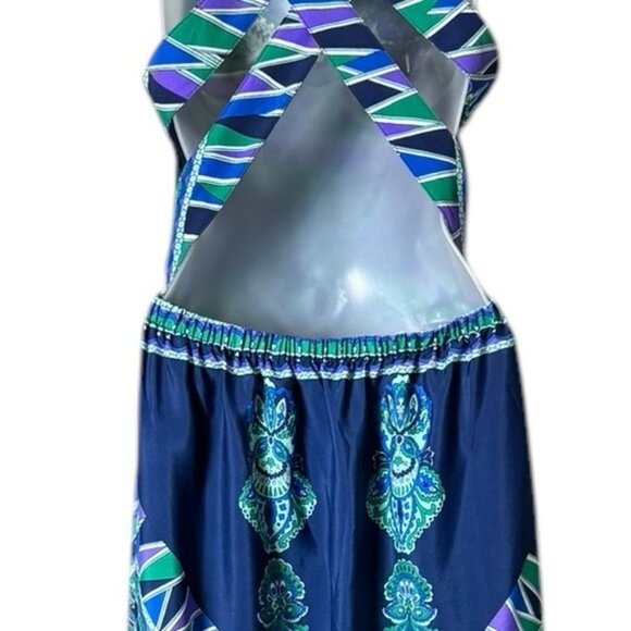 Revolve Lovers + Friends Kitty Cat Maxi Dress Medium Bohemian Beachy Whimsical - Picture 7 of 12